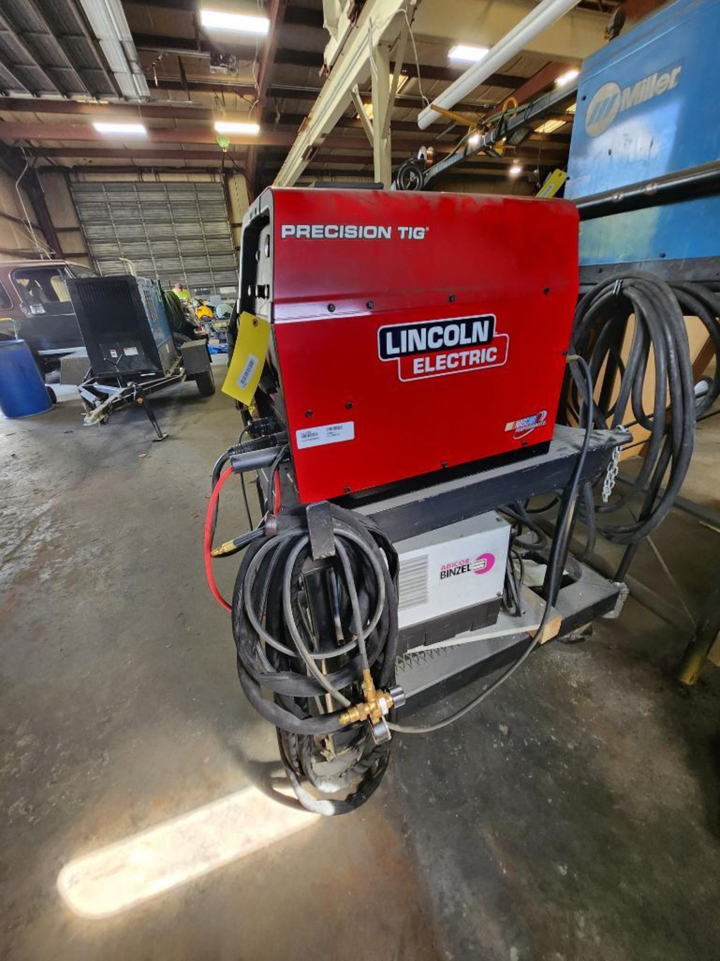 Lincoln Electric 225 Precision TIG Welder, 230V, Single Phase, S/N U1190209299, w/ Abicor Binzel Coo - Image 2 of 5