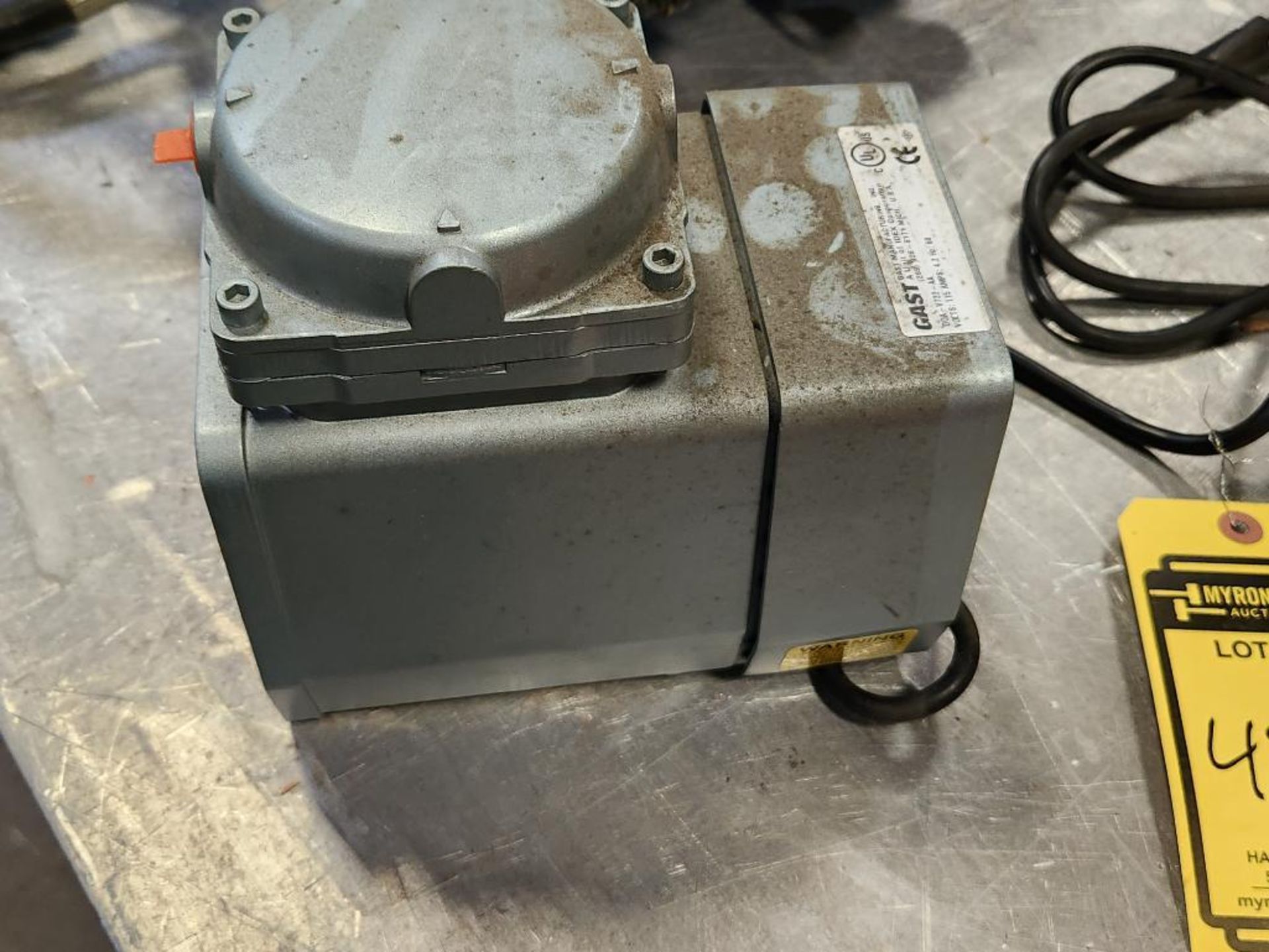 Gast Oil-Less Diaphragm Compressor/ Vacuum Pump, Model DOA-V722