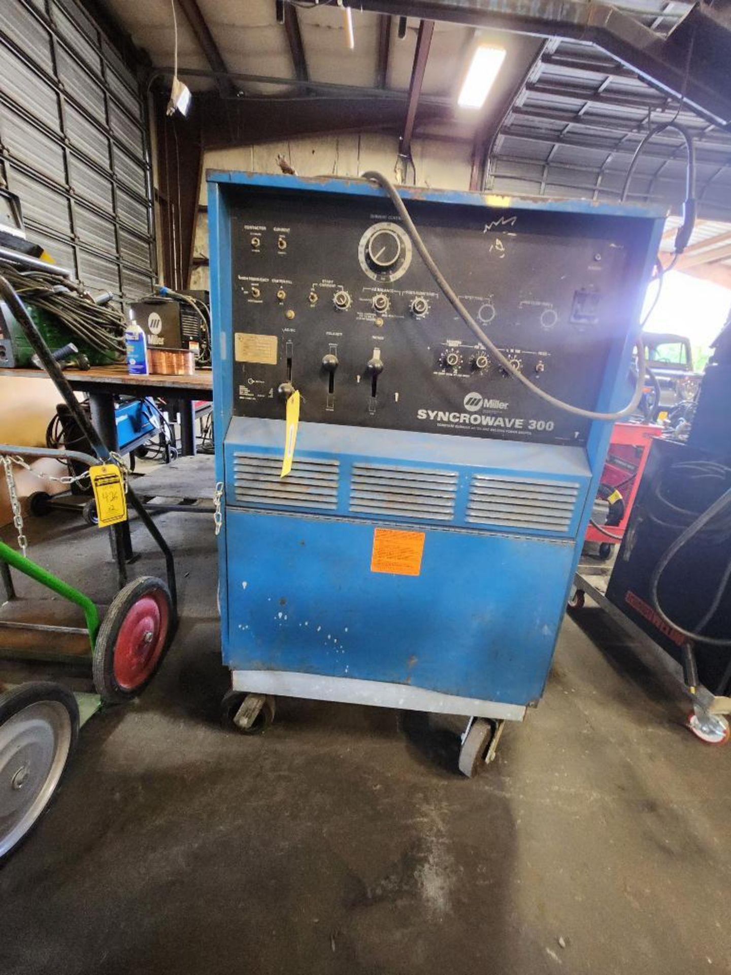 Miller Syncrowave 300 TIG Welder, 200V/230V/460V, Single Phase, Model 902424, JJ325446