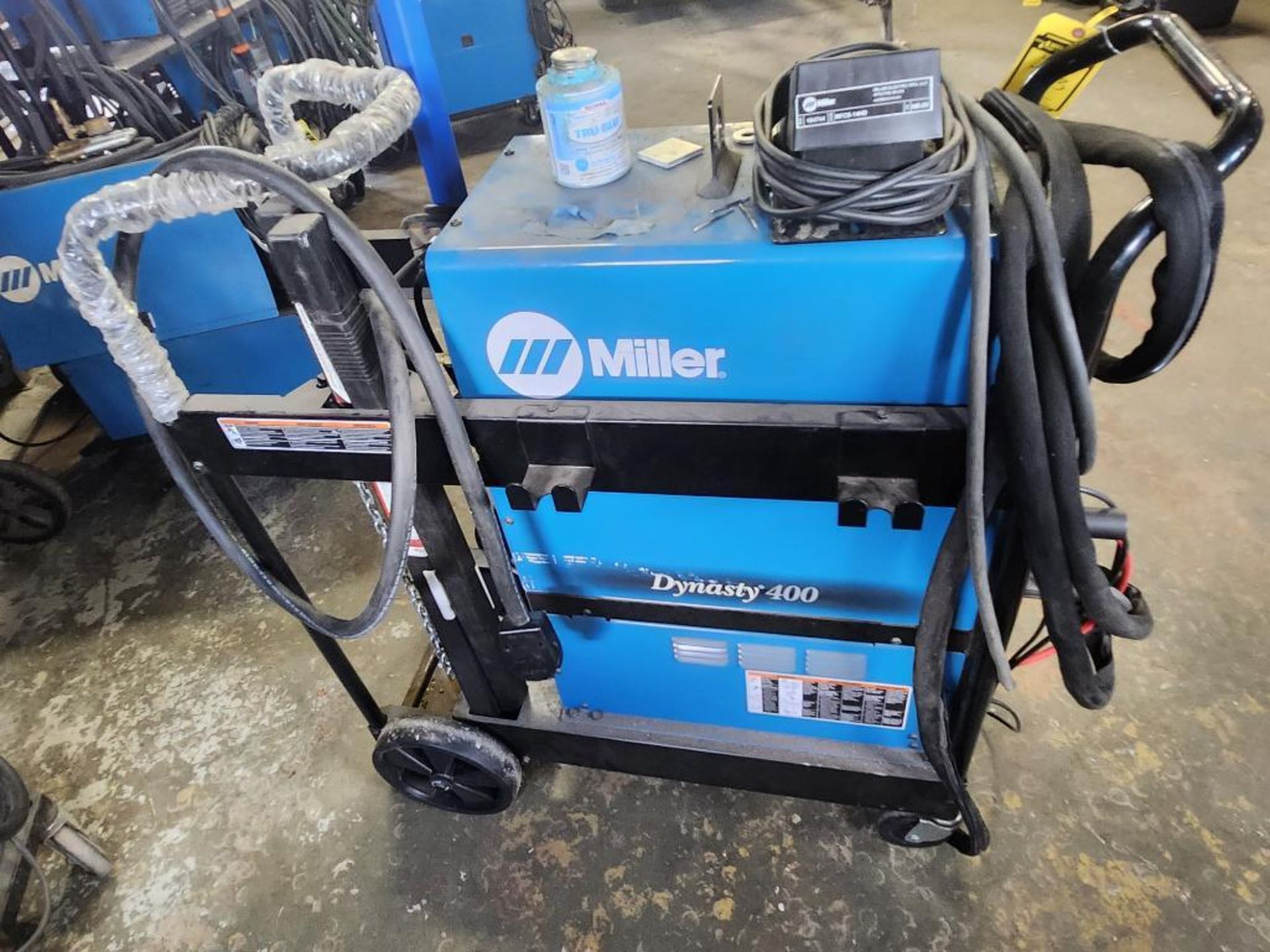 Miller Dynasty 400 Tigrunner, TIG Welder, 208V-575V Single or Three Phase, Model 907717001, S/N MW07 - Image 3 of 4