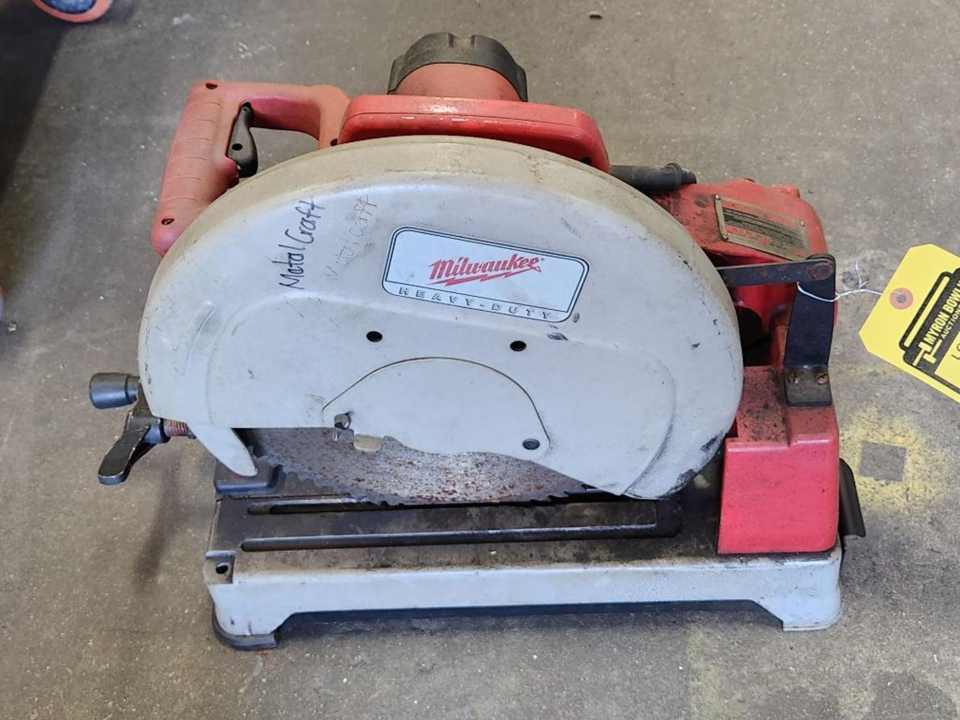 Milwaukee 14" Dry Cut Machine, Model 6190-20, S/N 892A903420156 - Image 4 of 4