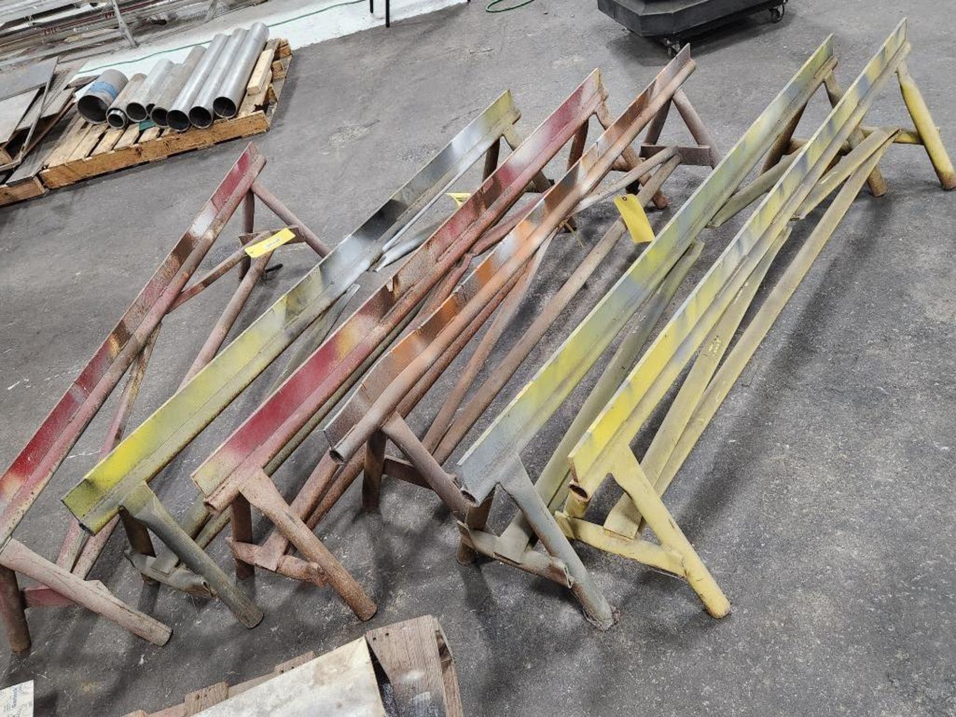 (4) Steel Saw Horses