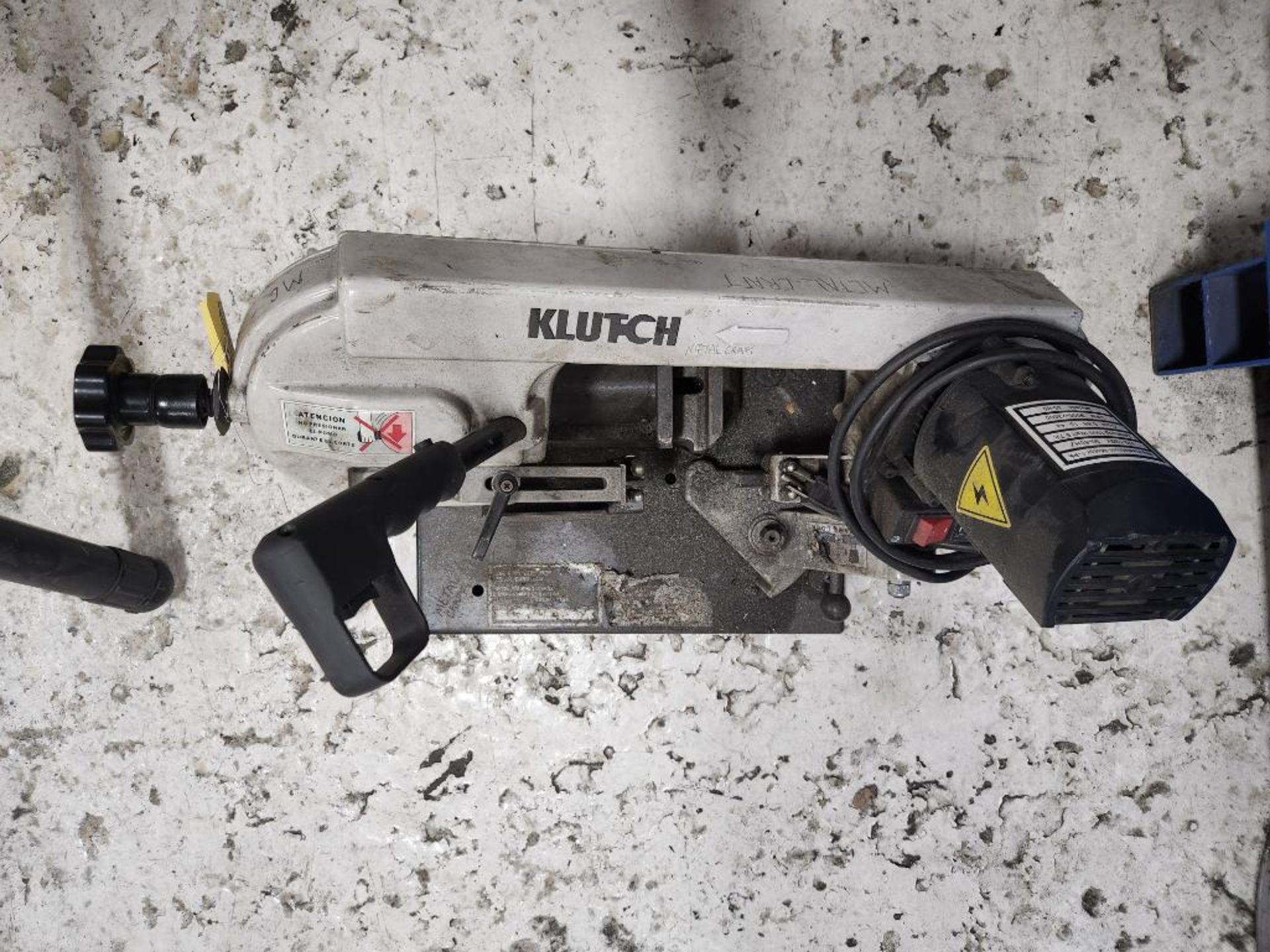 Klutch Bench Top Band Saw, 52" Blade, 3" - 4" Cut Capacity, Model 49466, S/N A18012029 - Image 4 of 4