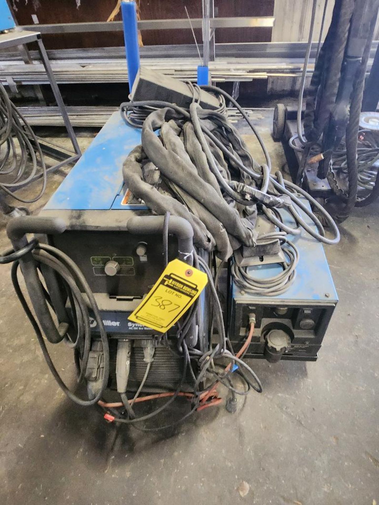 Miller Syncrowave 210 TIG & Stick Welder, 115V/230V, Single Phase, Model 907596, S/N MD380503J W/ Ca