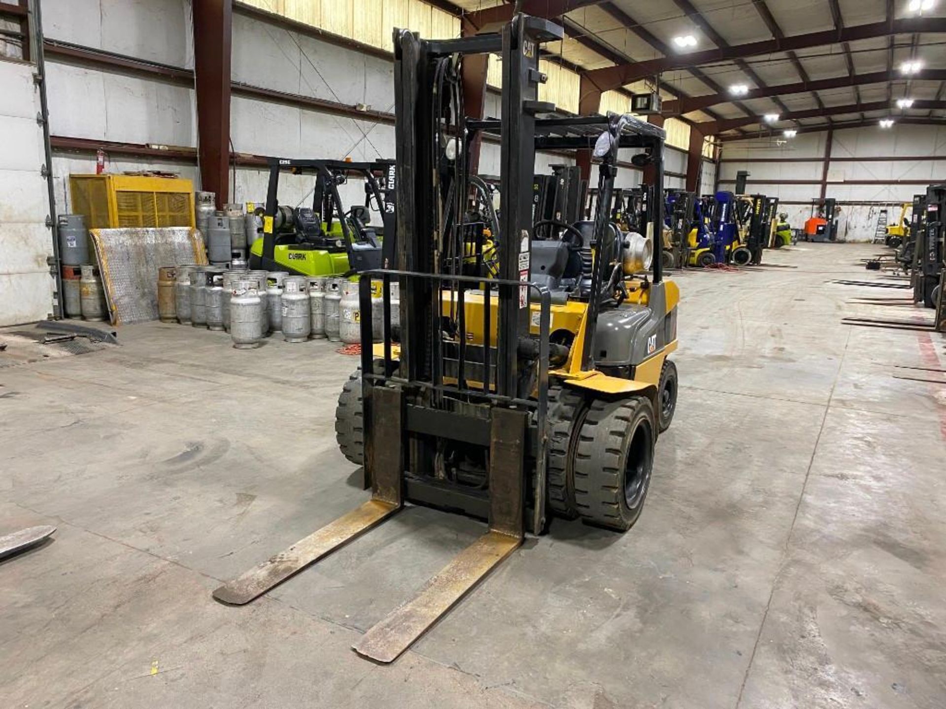 Caterpillar 6,000-LB. Forklift, Model P6000, S/N AT13F02965, LPG, Dual ...