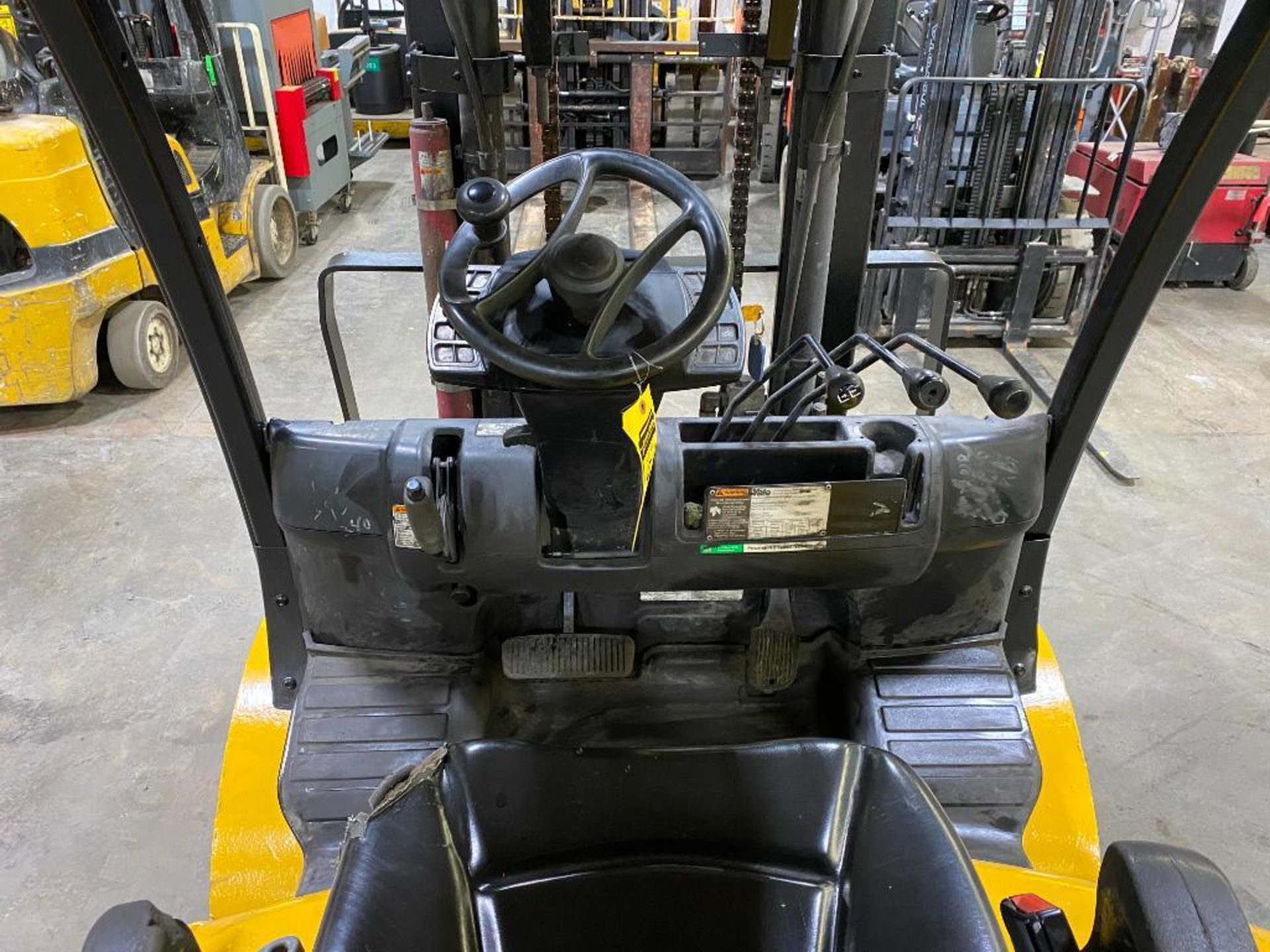 2008 Yale 9,000-LB. Capacity Forklift, Model GDP0900VX, S/N K813V04001S, Diesel, Lever Shift Transmi - Image 5 of 5