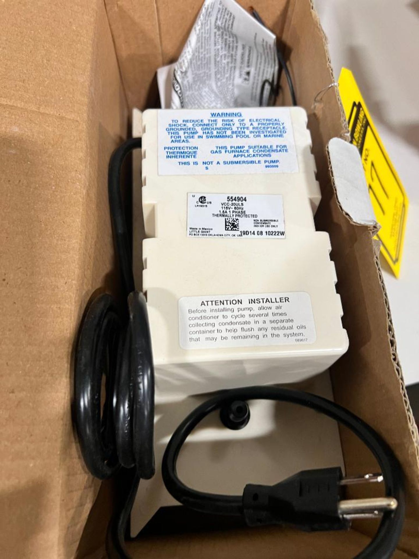(New) Little Giant Condensate, Model VCC205
