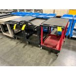 (5x) Rolling Utility Carts; Luxor, Uline, Rubbermaid ($20 Loading Fee Will Be Added To Invoice)