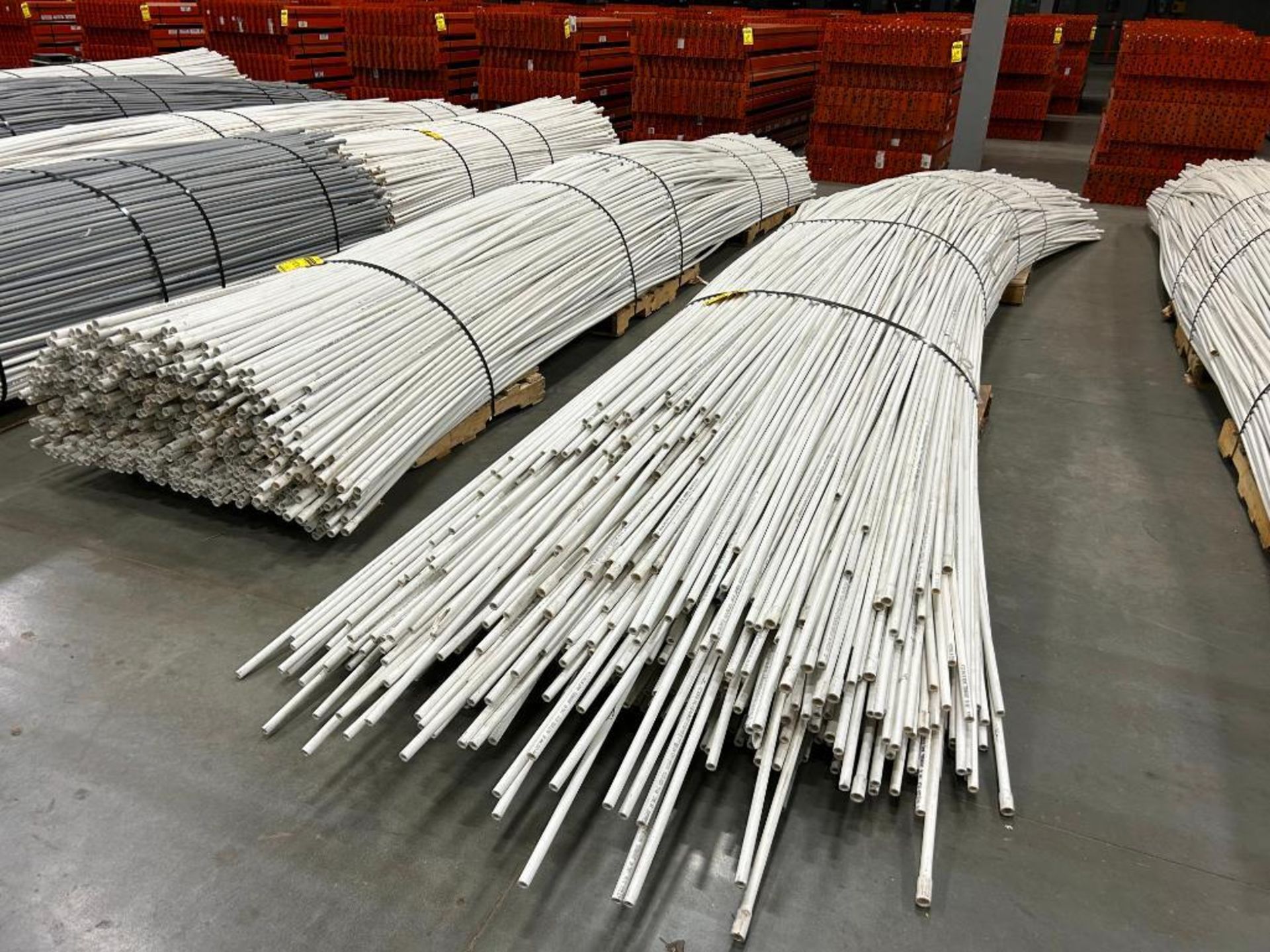 (4) Large Bundles of 1/2" X 10' PVC Conduit ($50 Loading Fee Will Be Added To Invoice)