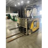 2018 Yale 4,000 LB.. Electric Stand-Up Forklift, Model ESC040ADN36TE088, S/N C883N03834S, 36V, 3-Sta