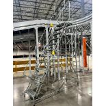 Uline 59" Rolling Ladder w/ Double Work Platform, 450 LB. Max. Load, S/N 6 01 18 ($20 Loading Fee Wi