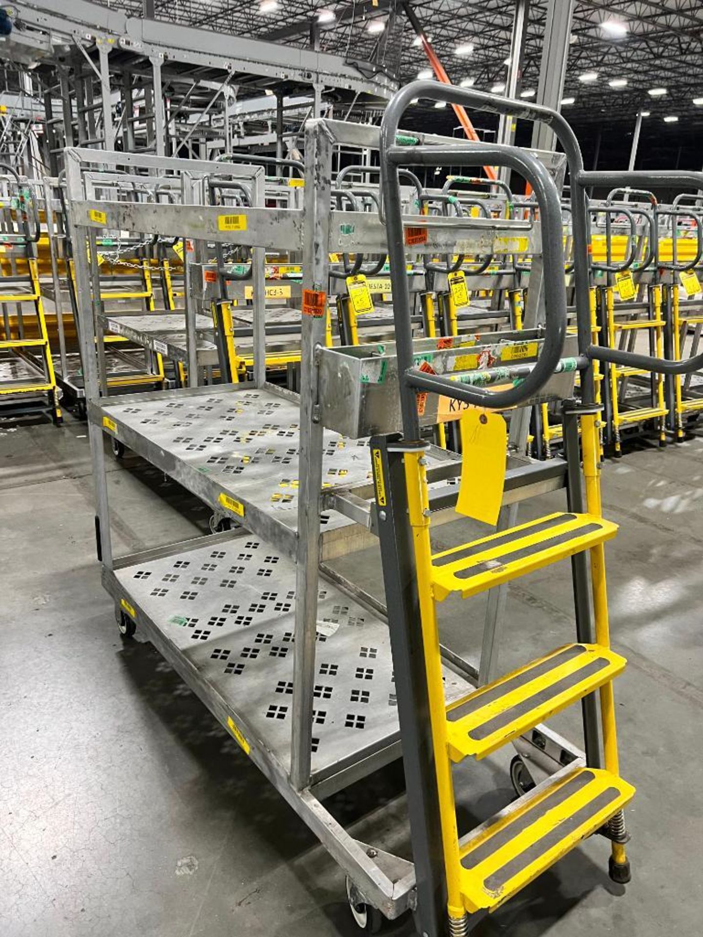 (5x) National Cart Flat Shelf Ladder Carts, 300 LB. Max. Rated Load ($40 Loading Fee Will Be Added T - Image 3 of 5