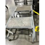 (2x) Cotterman Rolling Step Ladders