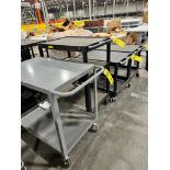 (4x) Rolling Utility Carts; Luxor, Uline ($20 Loading Fee Will Be Added To Invoice)