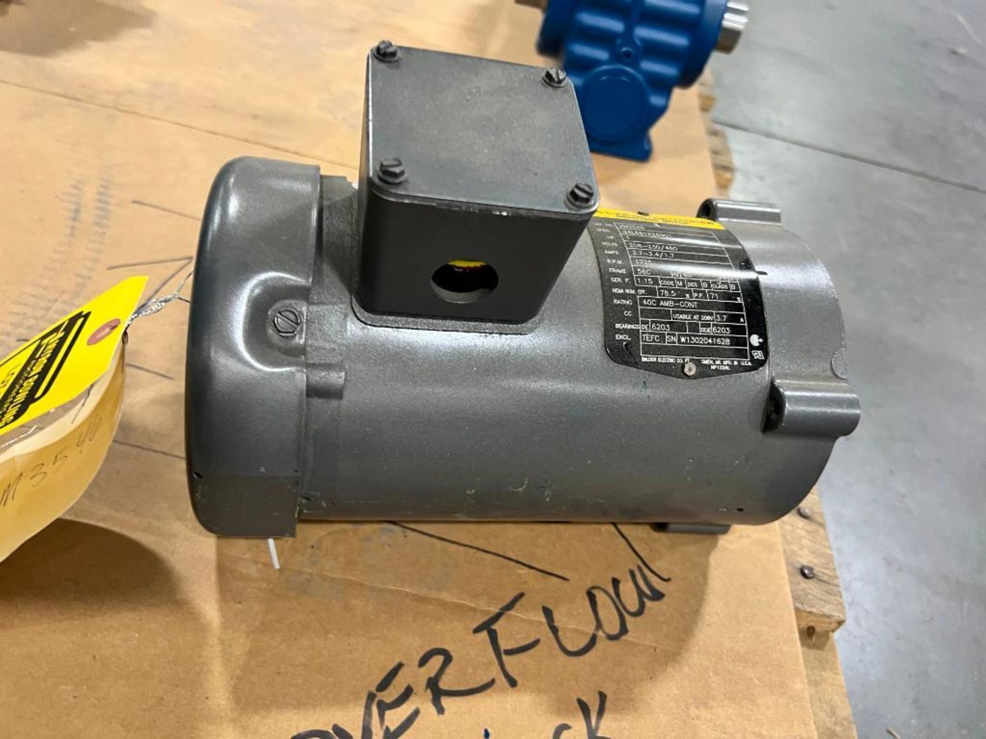 { Group of lots: 201, 202, 203 } Baldor Reliance Industrial Motor, 1 HP ...