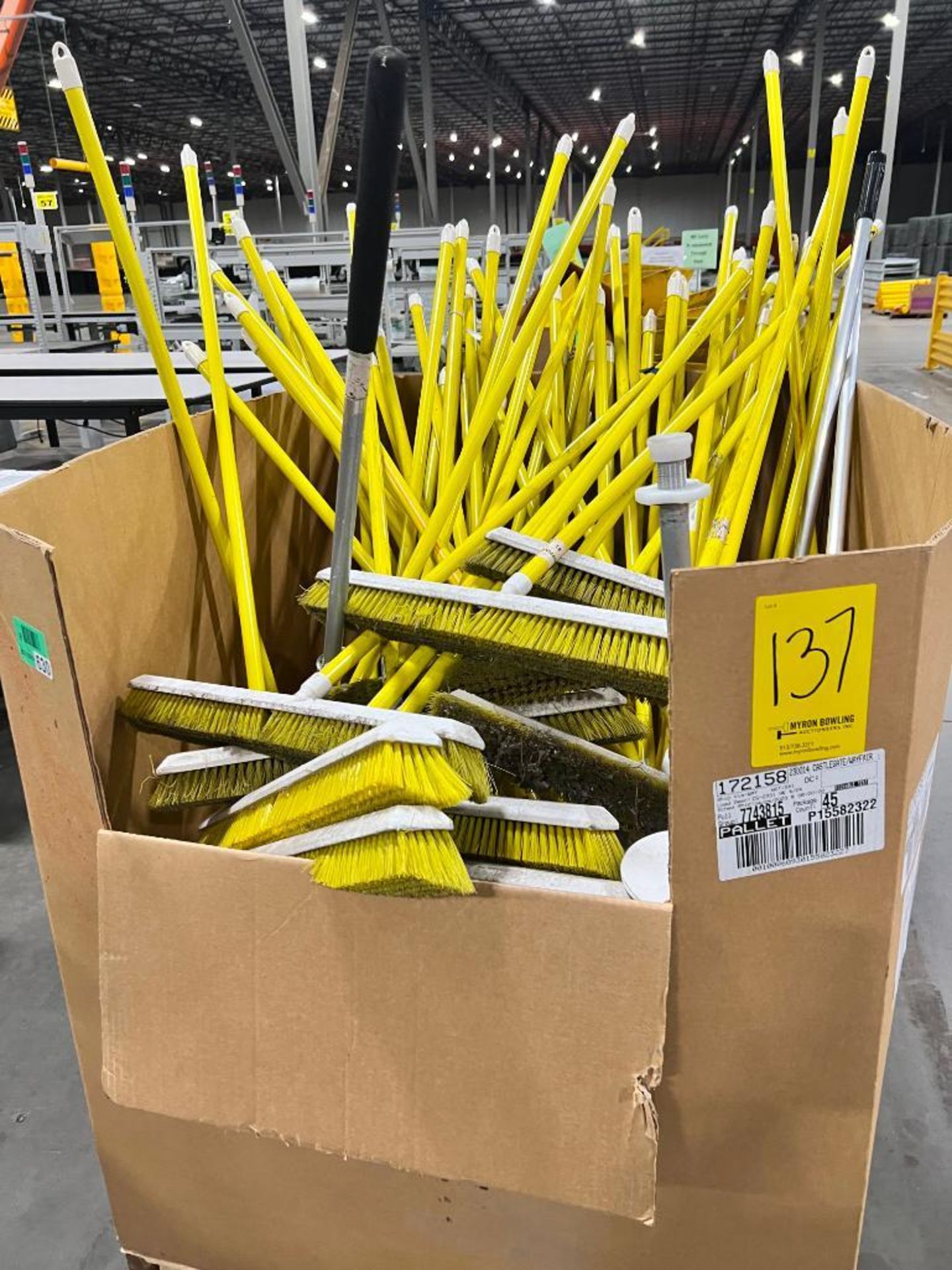 Box of Brooms ($20 Loading Fee Will Be Added To Invoice)