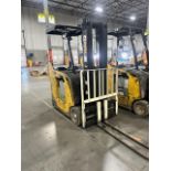 2018 Yale 4,000 LB.. Electric Stand-Up Forklift, Model ESC040ADN36TE088, S/N C883N03848S, 36V, 3-Sta