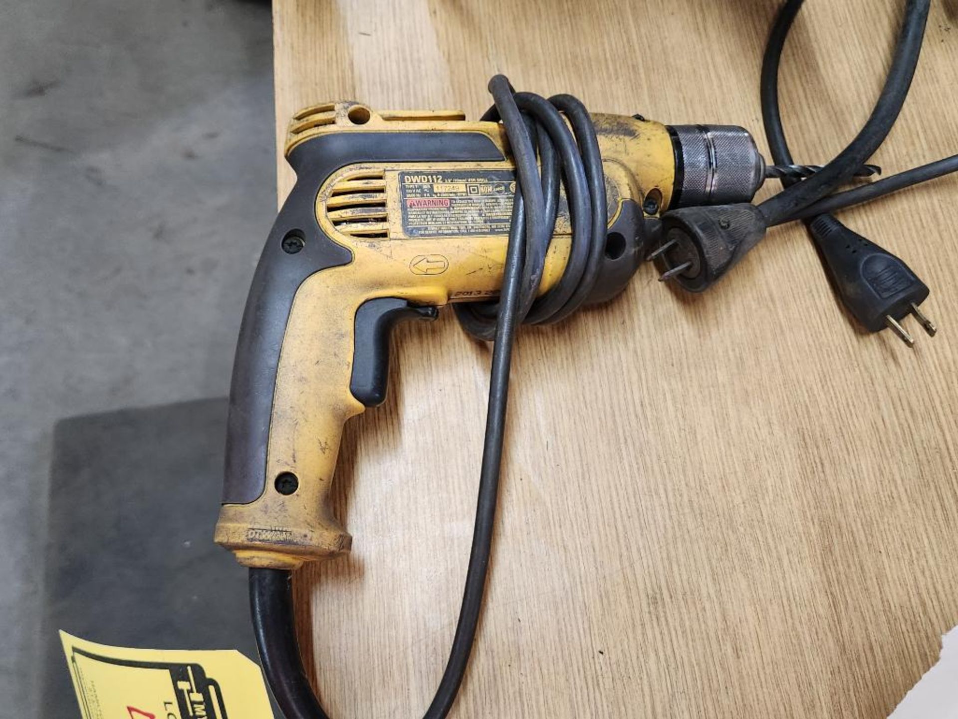 Dewalt VSR 3/8" Electric Drill, Model DWD112, Keyless Chuck, 8.0 AMP, & Black & Decker 5/8 Utility P