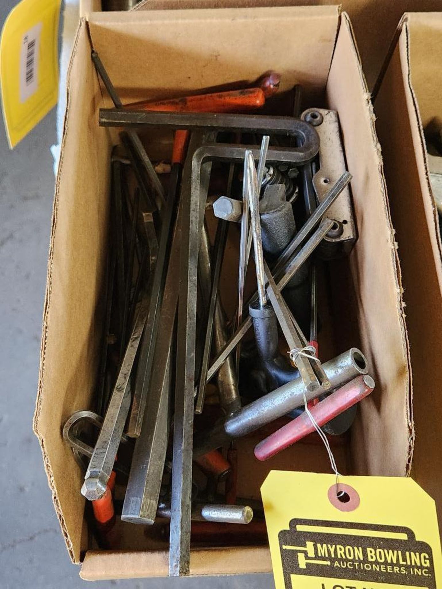 Box of Miscellaneous T-Handle Allen Wrenches