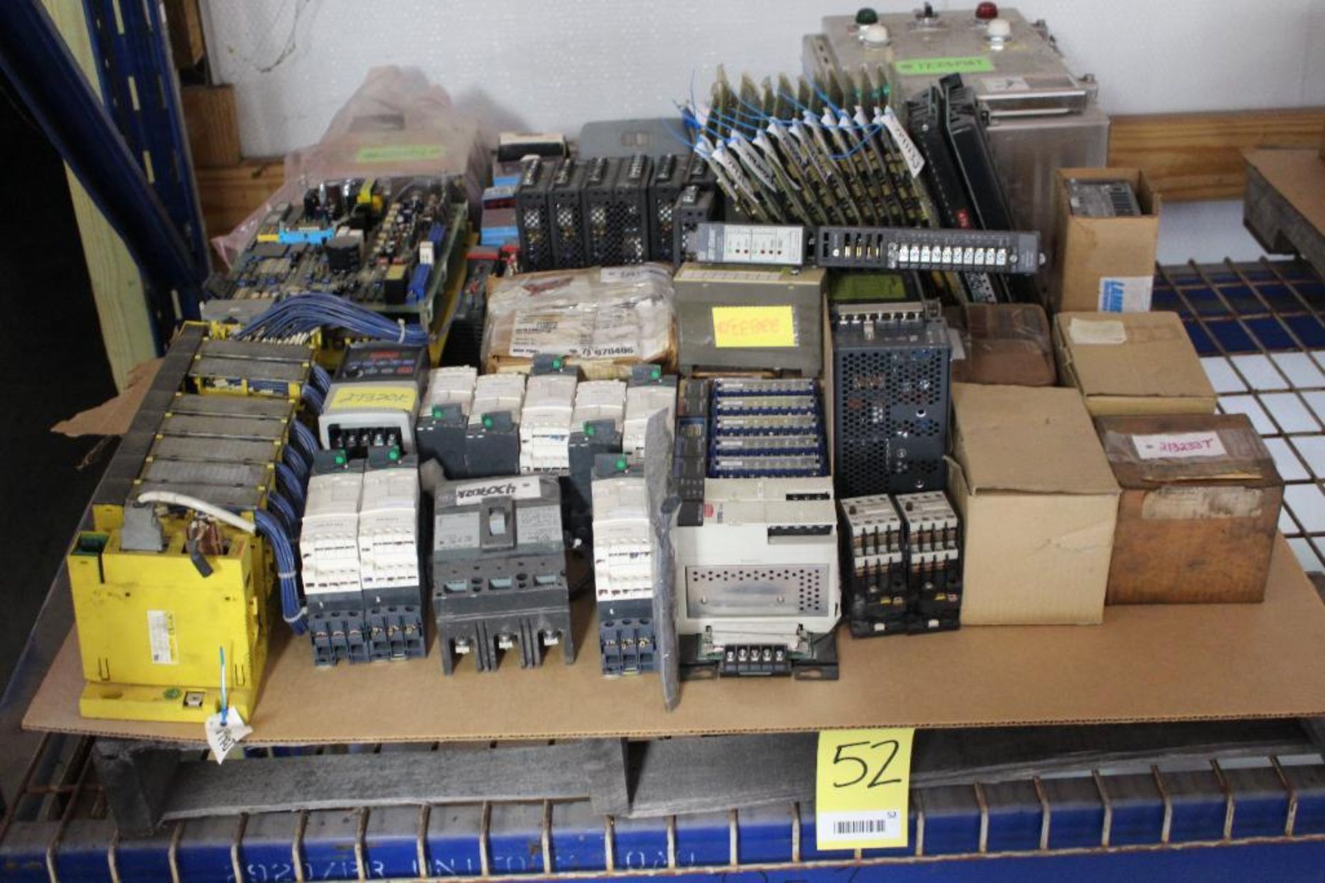 Fanuc Slot Racks, Drives, Square D Cards, Circuit Breaker, Lambda, Allen-Bradley Drives