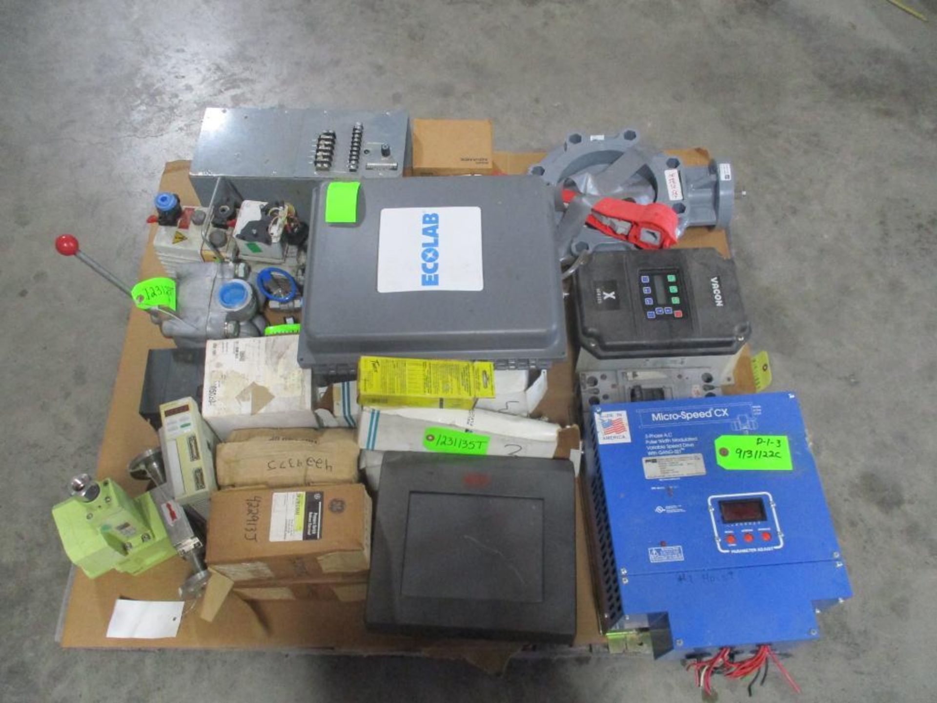 Lot of Drives, Breakers, & Valves; General Electric & Eco Lab - Image 2 of 2