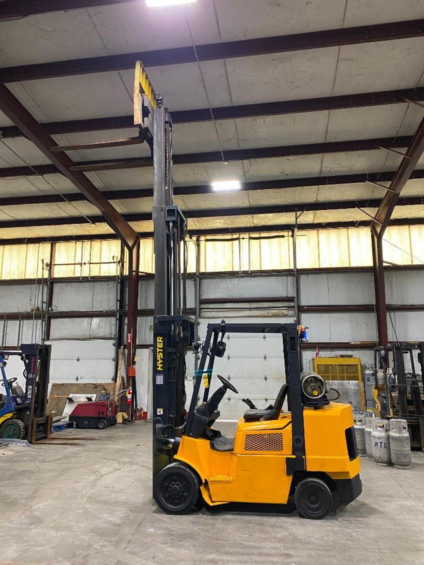 Hyster 8,000LB. Capacity Forklift, Model S80XM, S/N F004V03901C, LPG