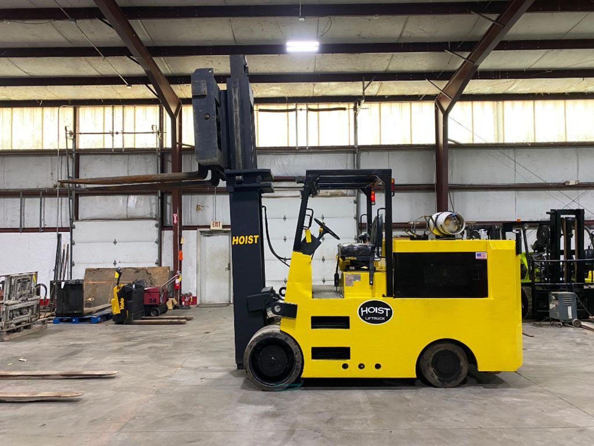 Silent Hoist 30,000 Capacity Forklift, Model FKS 15, S/N 21038, LPG