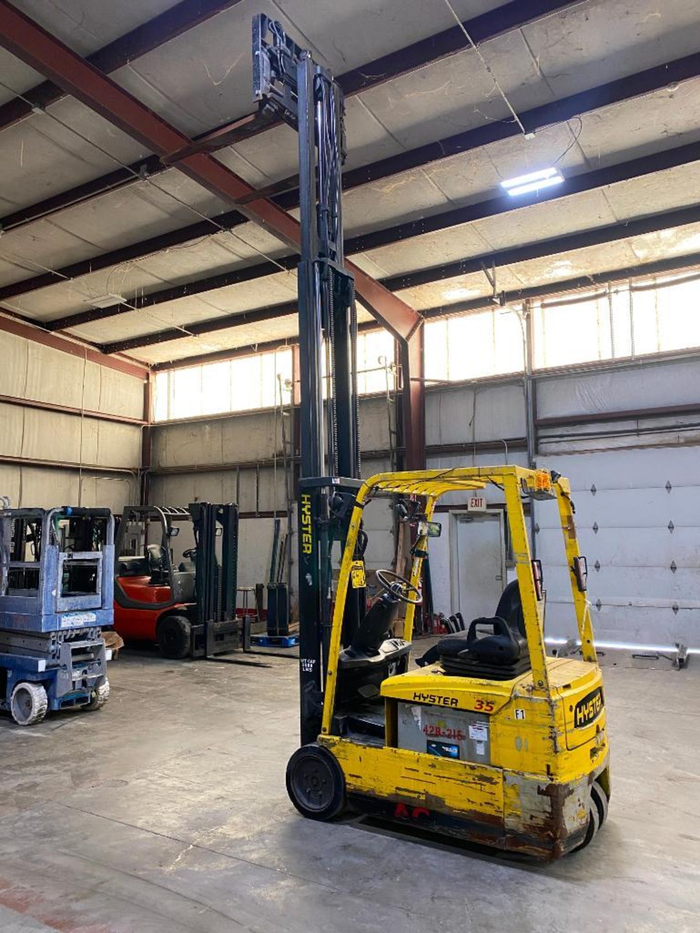 Hyster 3,500-LB. Capacity Forklift, Model J35ZT, S/N J160N03193E, 36-Volt Battery, 3-Stage Mast, 187 - Image 6 of 6