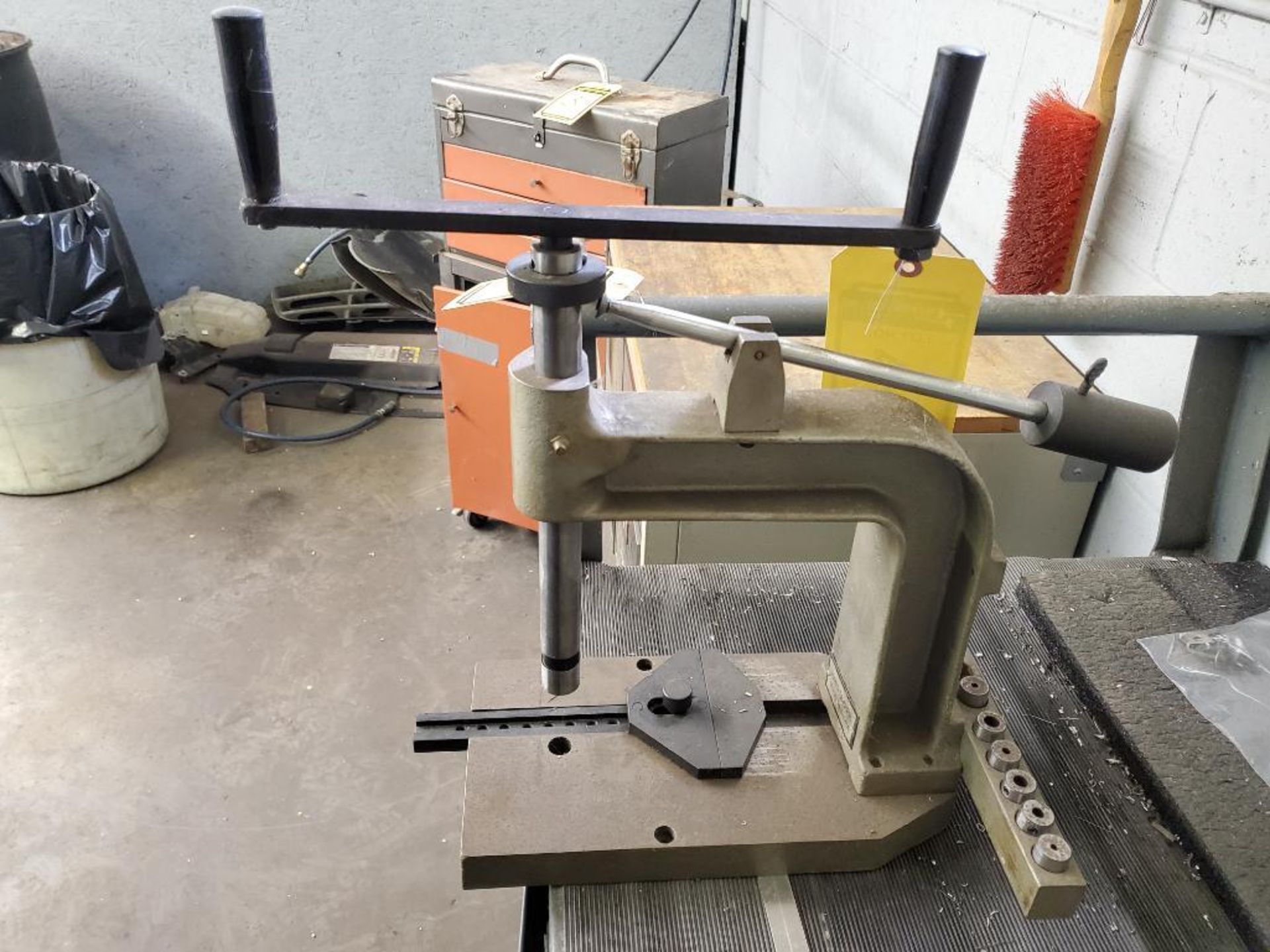 Manual Hand Tapper Arbor Press w/ Accessories