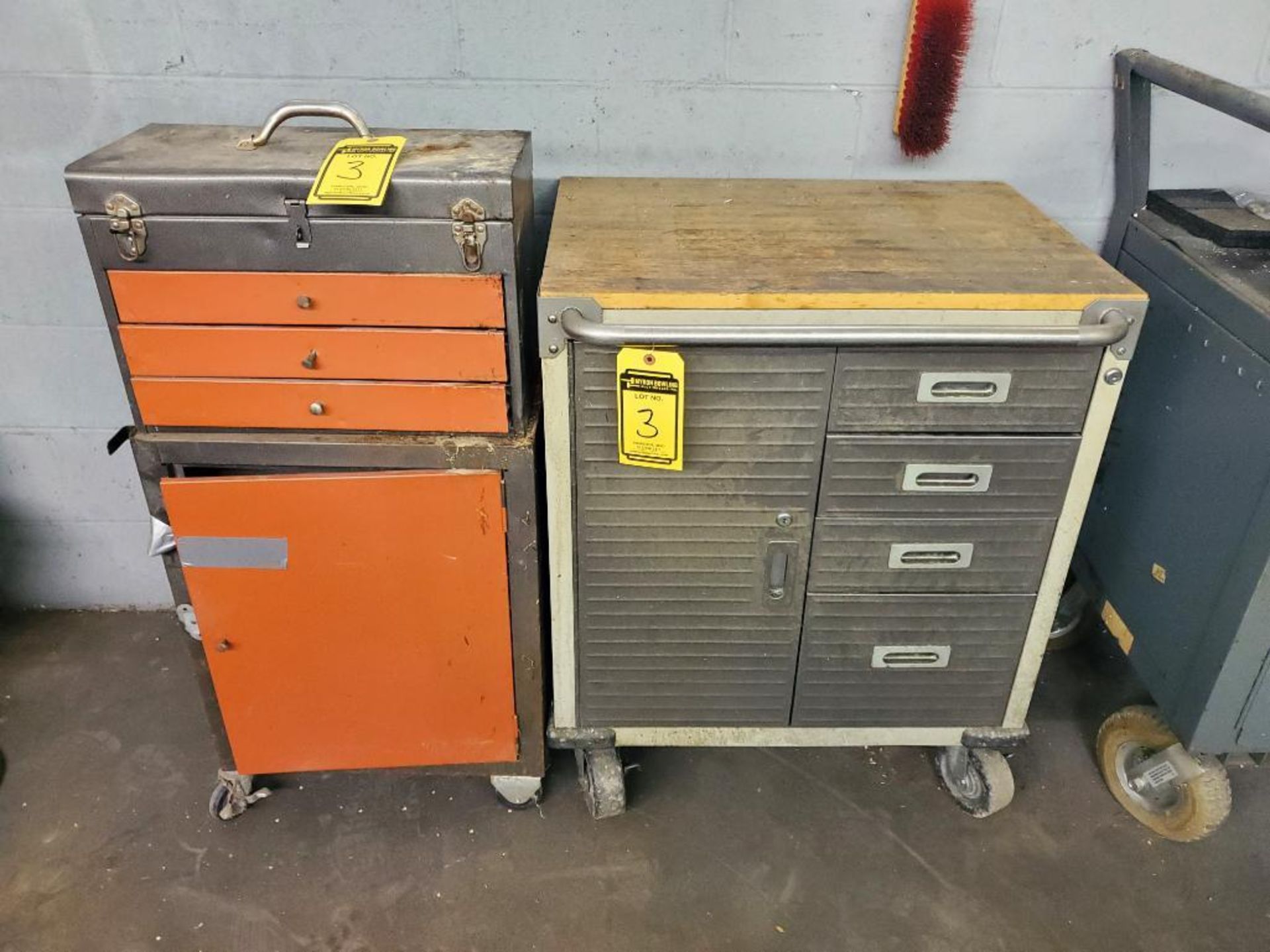 (2) Rolling Tool Cabinets