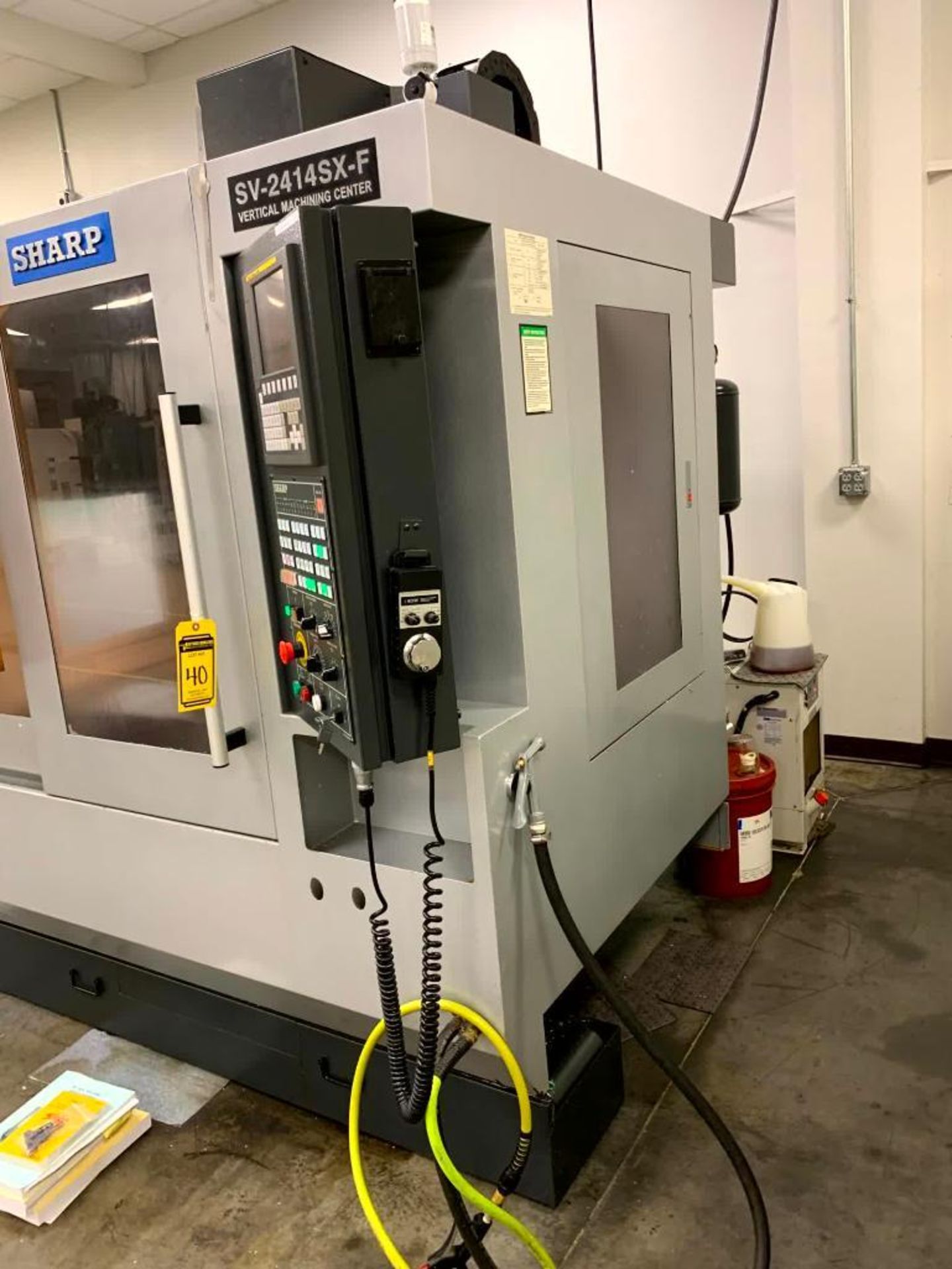 2014 Sharp SV-2414SX-F CNC Vertical Machining Center, 24-Position ATC, Fanuc Series OI-MD Control, 1 - Image 5 of 14