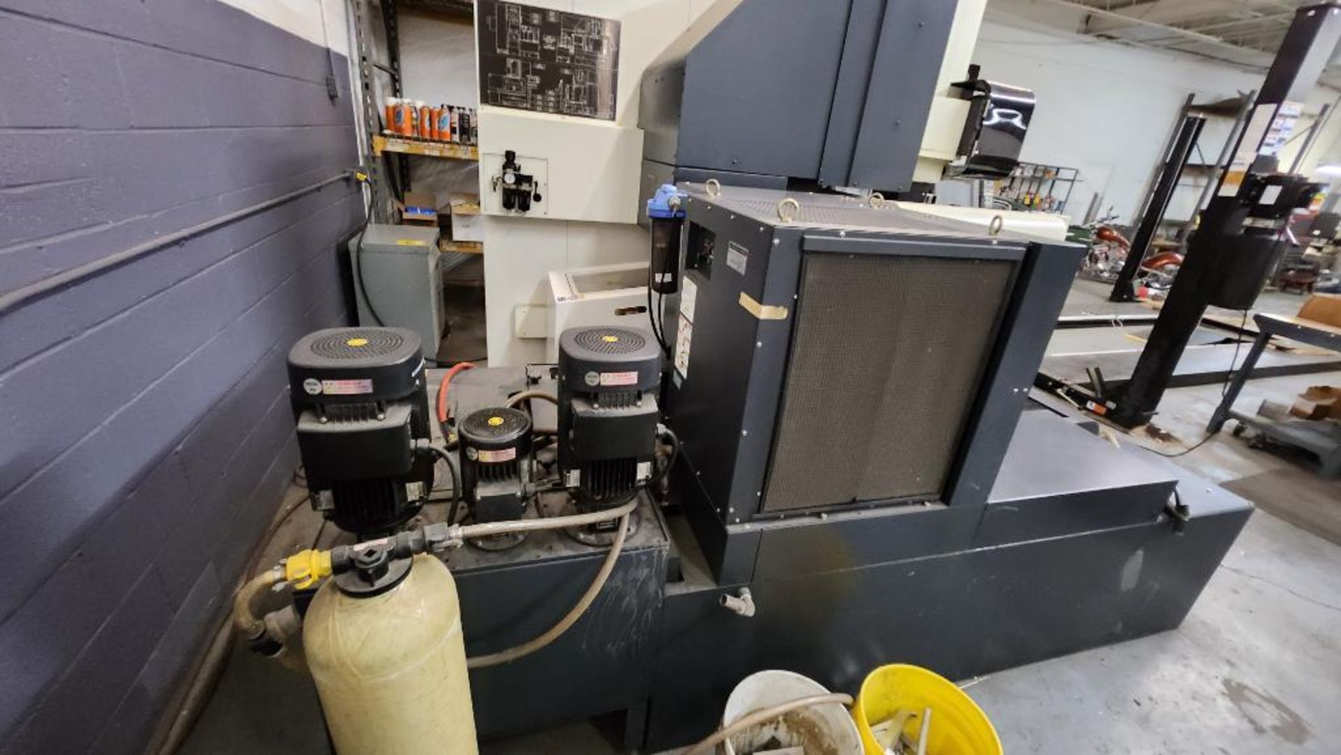 2007 Makino SP43 Wire EDM Machines, S/N W7454, Makino MGW-S5 DRO ...