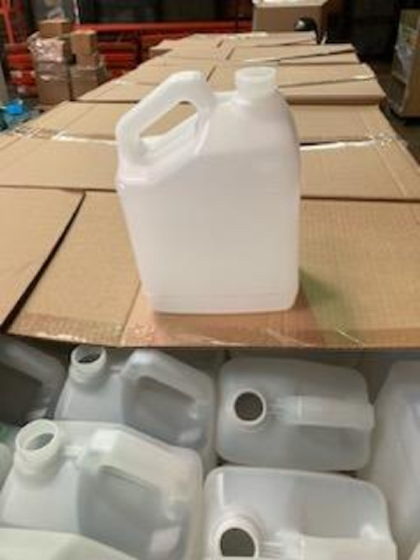 (3) Pallets of Plastic Jug Containers w/ Handle (Location: 279 Burrows St., Rochester, NY 14606)