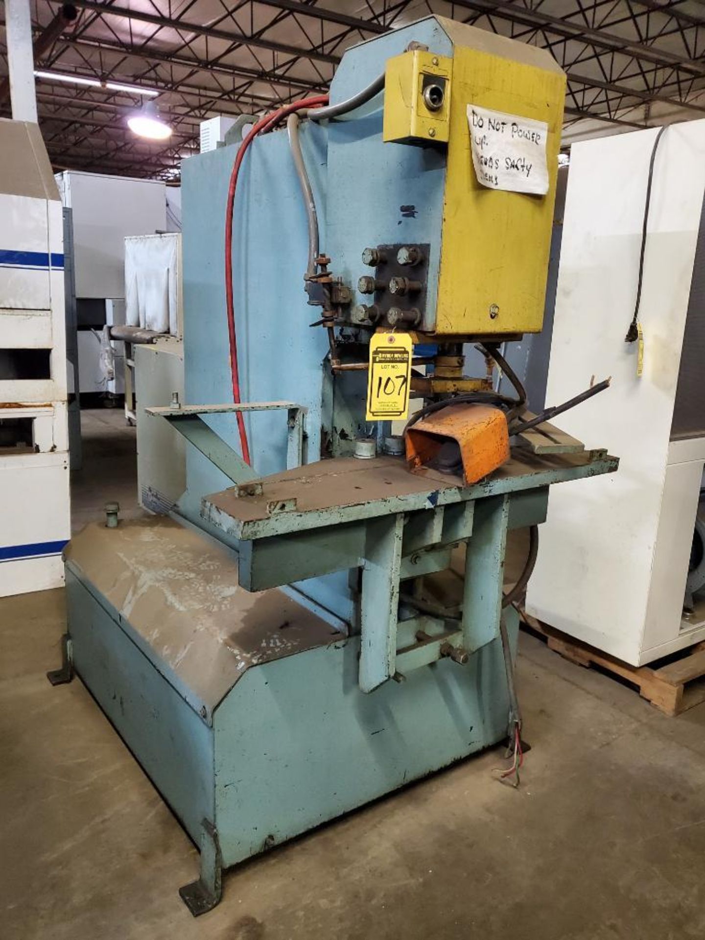 Springwater Punch Press, Footswitch, Model HP-50