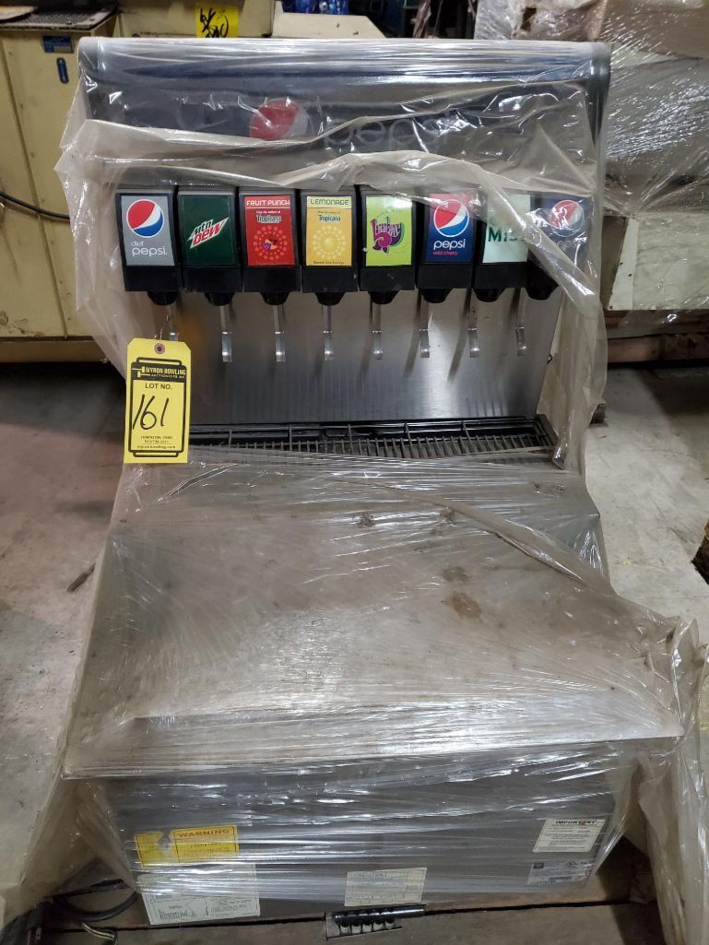 (2) Pepsi Fountain Dispensing Machines, 8-Station w/ Stainless Reservoir Base - Image 3 of 5