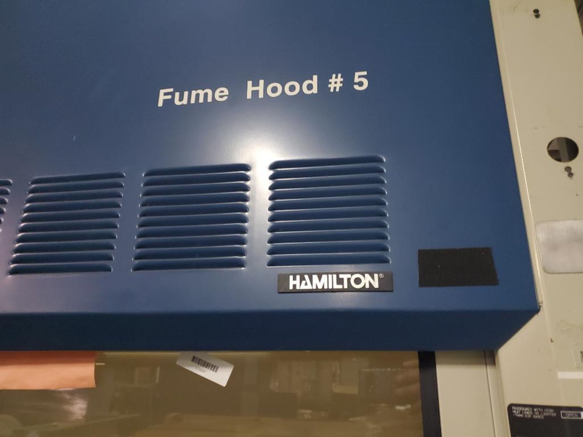 Hamilton SafeAire Fume Hood w/ Base Wash Off Tanks - Image 4 of 10