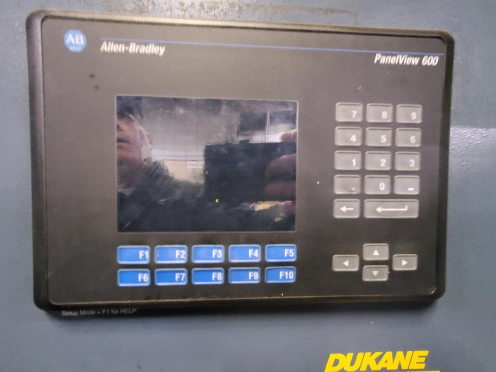 2004 Dukane VWB3700 Hydraulic Assembly Press, S/N US-197089, AB PanelView 600 DRO, Vibration Touch C - Image 6 of 11