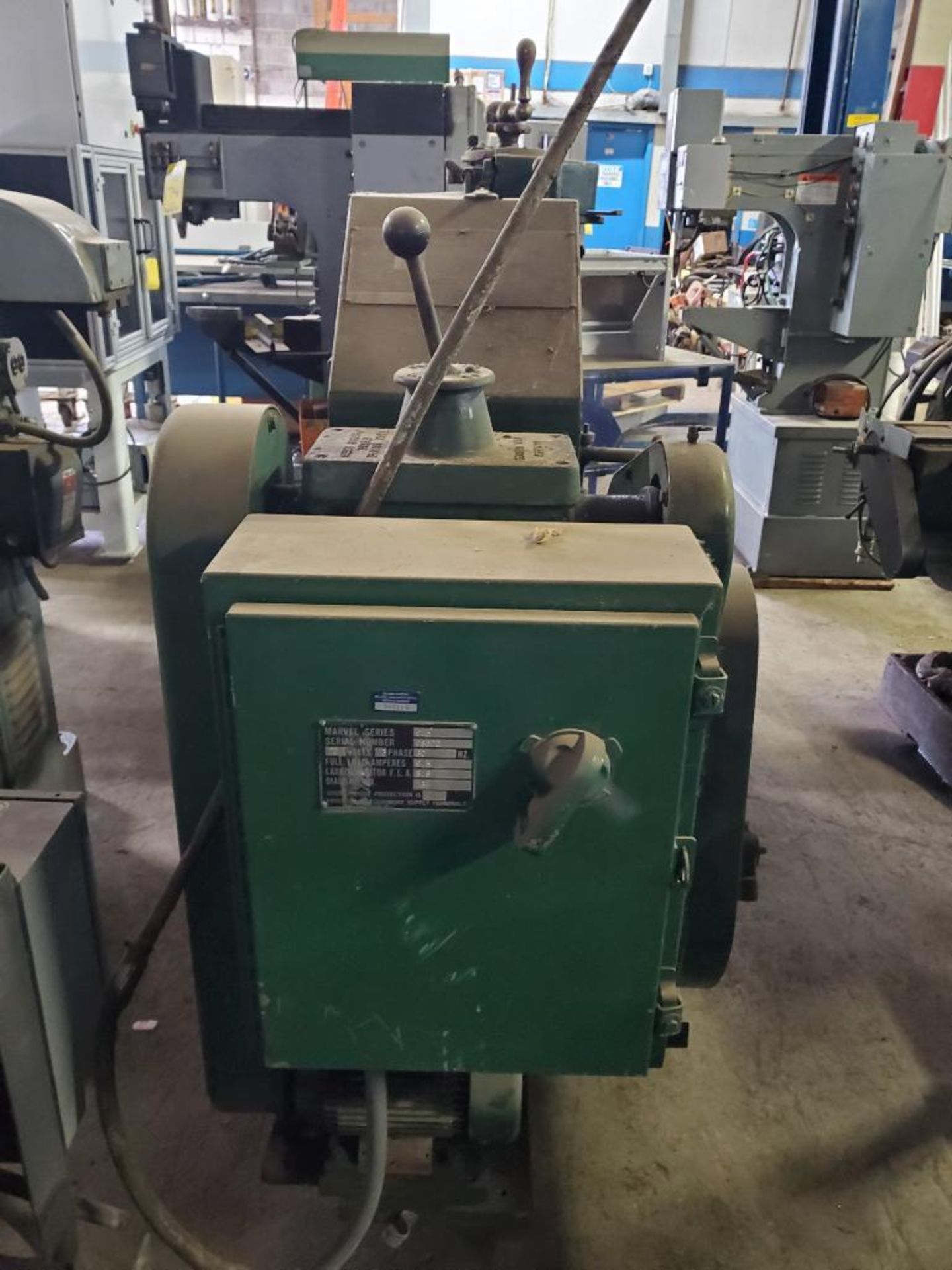 Marvel Horizontal Band Saw, Model 9A5/E1A/E5/E7 - Image 3 of 6