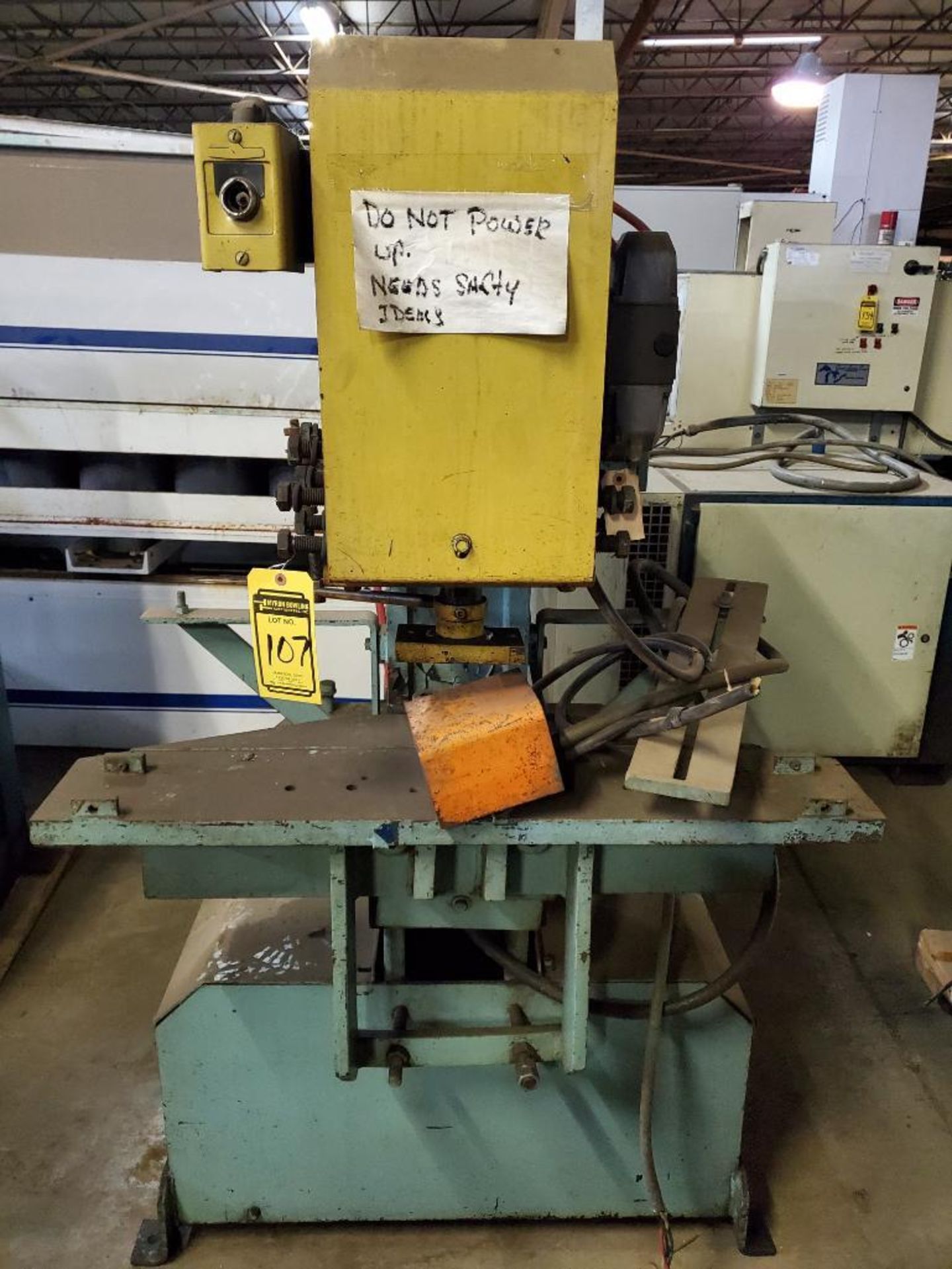 Springwater Punch Press, Footswitch, Model HP-50 - Image 3 of 8