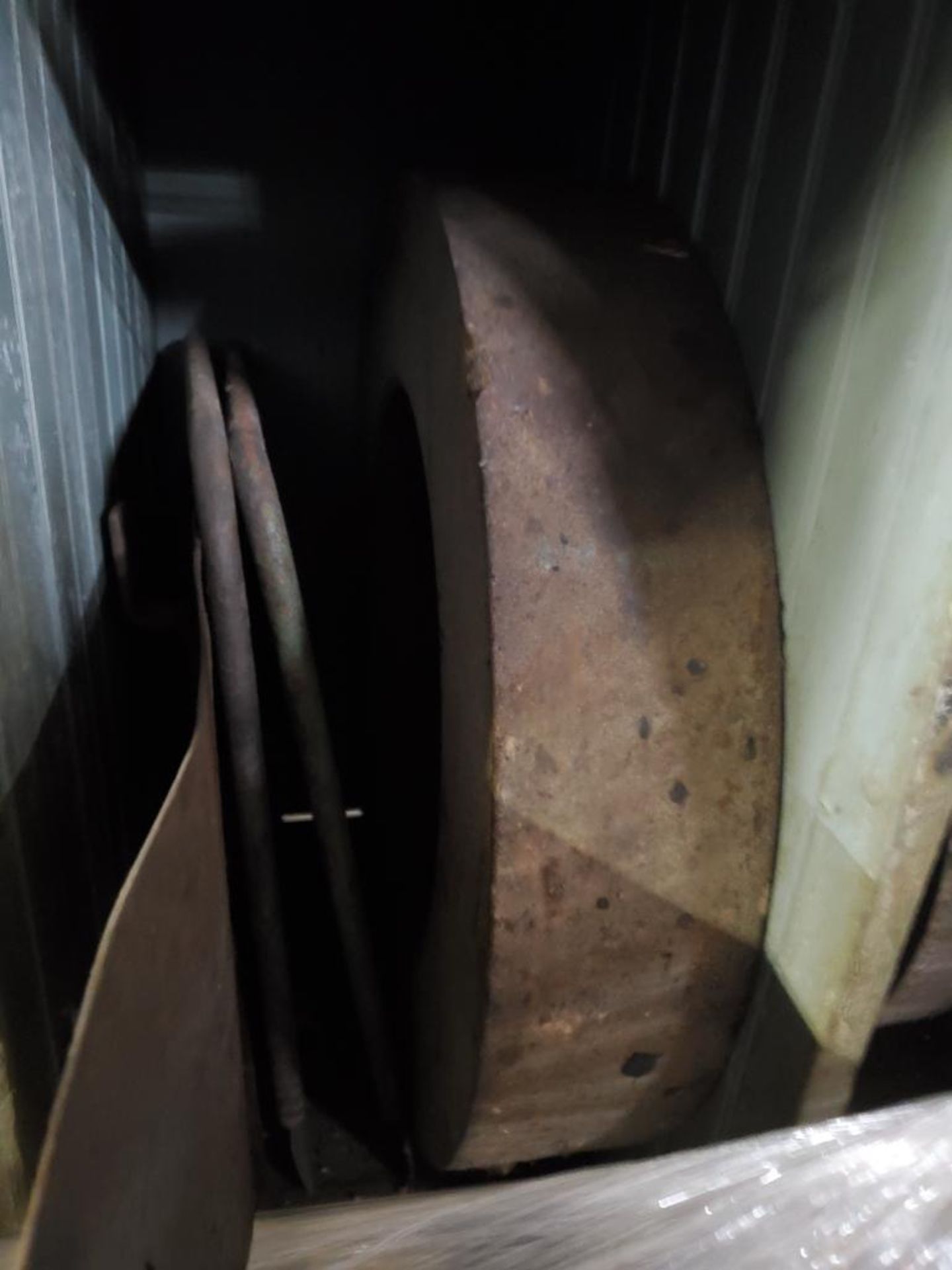(2) Pallets of Chuck Plates, 15" 4-Jaw Chuck, & Steady Rest - Image 9 of 10