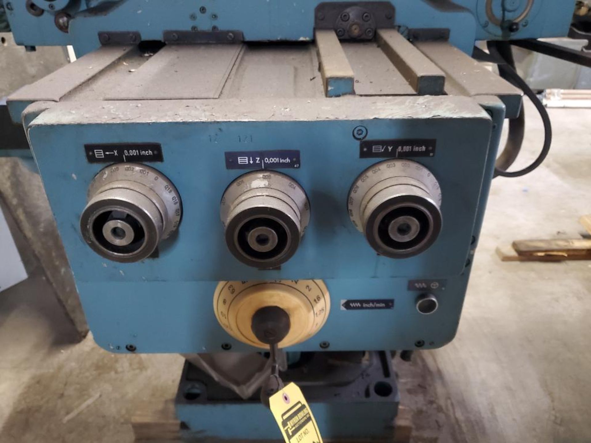 Heckert Horizontal Milling Machine, Model FW315S, S/N 315212/123, 63" X 15-1/2" Table, Adjustable Be - Image 4 of 9