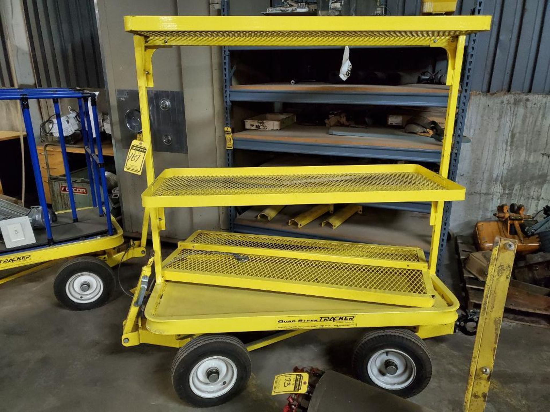 (2) Quad-Steer Tracker Towable Carts w/ Pneumatic Tires - Image 2 of 7