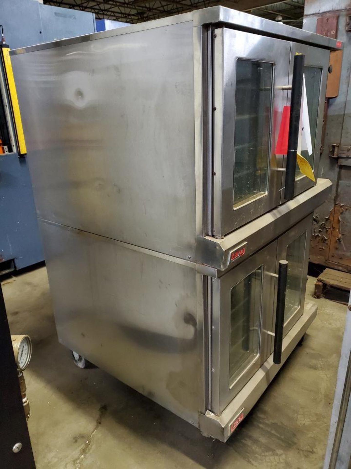 (2) Lang Accu-Plus Commercial Cook Ovens & Stainless Liquid Transfer Cart w/ (2) Tanks - Image 2 of 10
