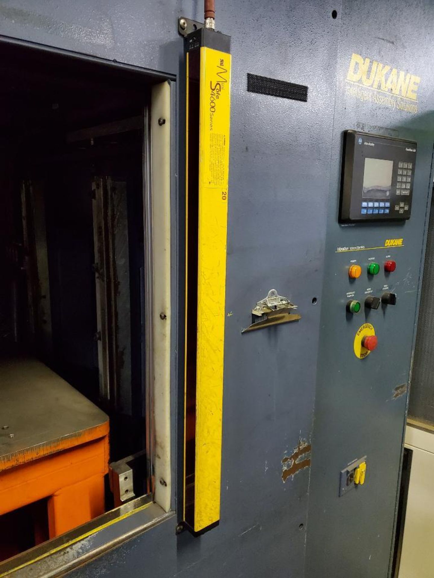 2004 Dukane VWB3700 Hydraulic Assembly Press, S/N US-197089, AB PanelView 600 DRO, Vibration Touch C - Image 9 of 11