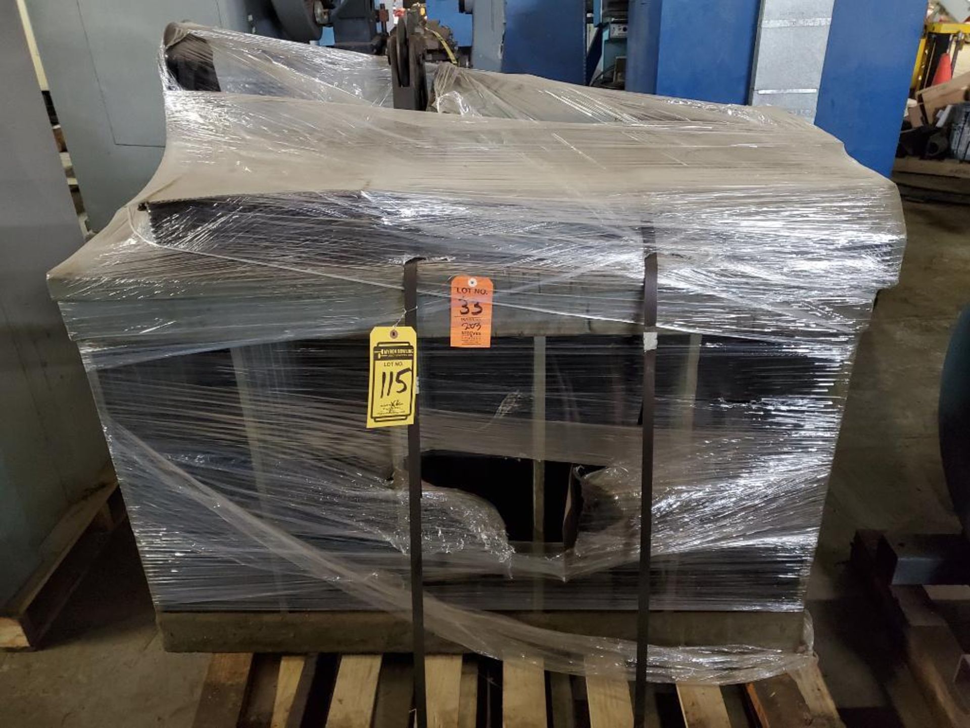 (2) Pallets of Chuck Plates, 15" 4-Jaw Chuck, & Steady Rest - Image 6 of 10