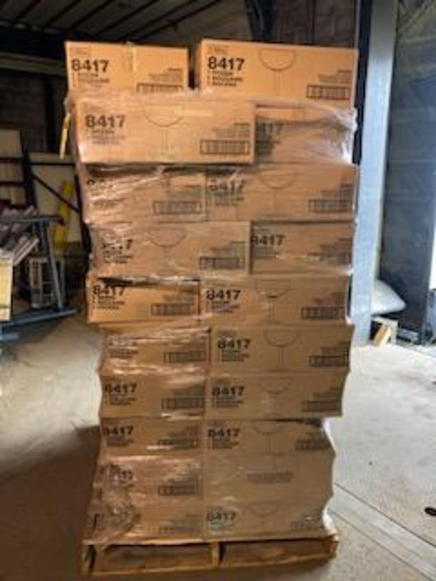 Pallet of (New) Margarita Glass (Location: 279 Burrows St., Rochester, NY 14606)