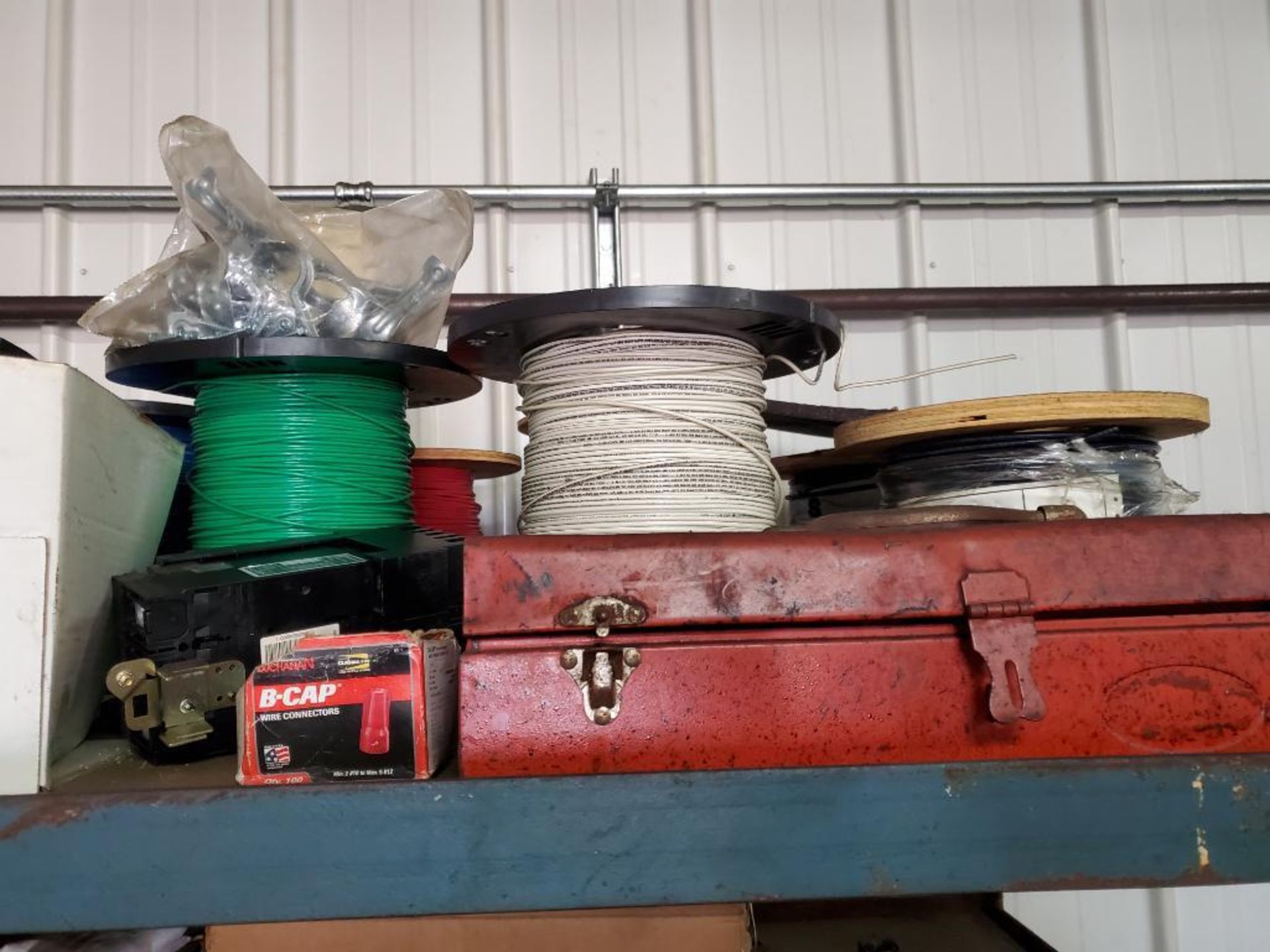 Scrap Lot; Shelf, Transformer, Tube Cut-Offs, Welding Wire, Fabricated Steel, Cabinet, Microwave, & - Image 3 of 19