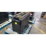 Hawker Powerline Battery, EO-583, 36v, 875A.H., Battery Weight: 2,360 LB., 38" L x 18" W x 31" H ($5