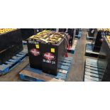 (2x) Hawker Powerline Batteries, 24V, 875A.H., Battery Weight: 1,753 & 1,721 LB., L36"xW14"xH31" ($5