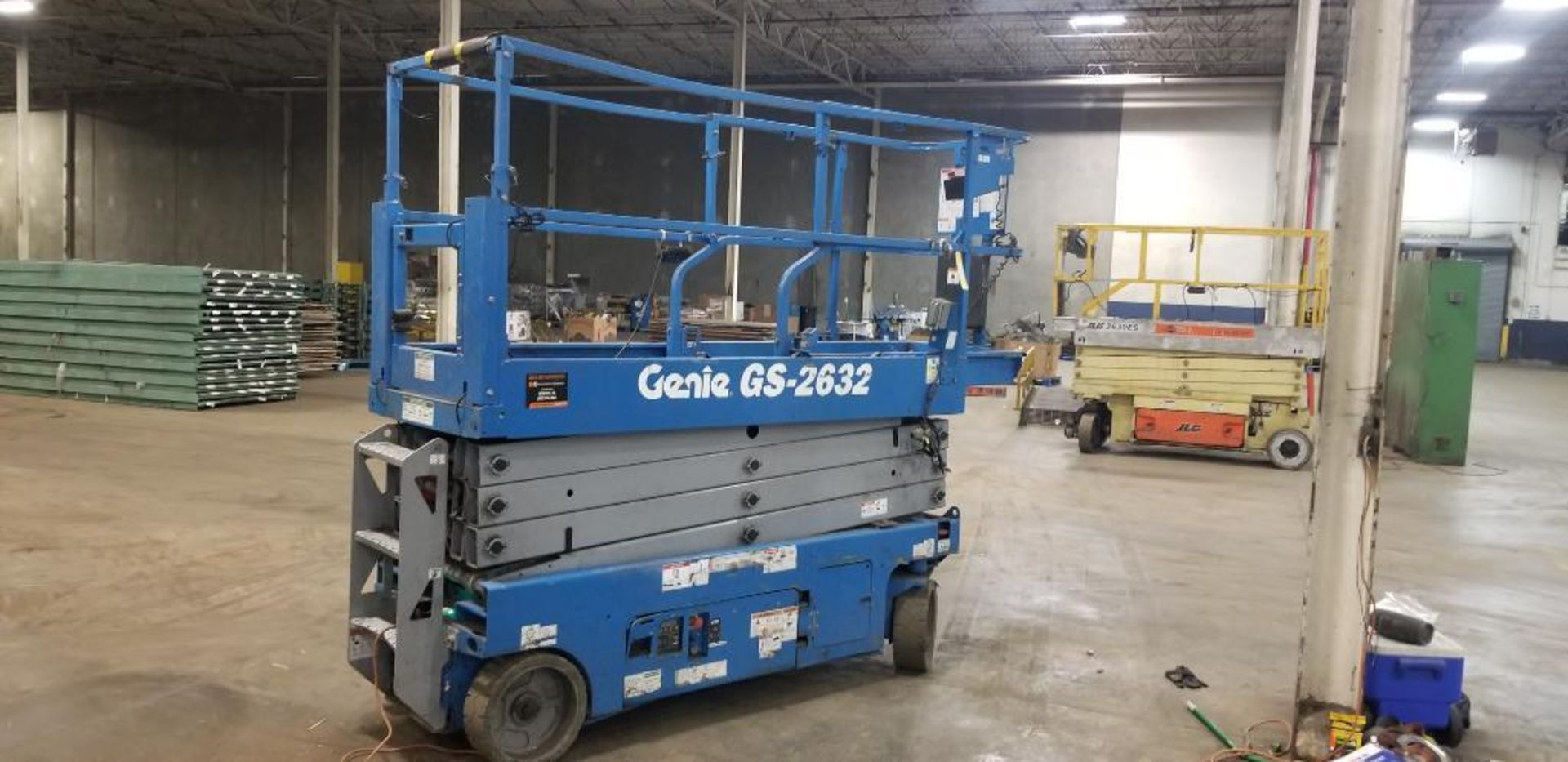 Genie GS-2632 Electric Scissor Lift ($50 Loading Fee Will be Added to Buyers Invoice)